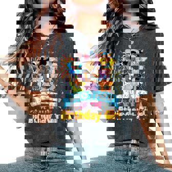 Brother Of Birthday Girl Gracie Birthday Dolls Girl Party Women's Oversized Comfort T-Shirt | Seseable CA