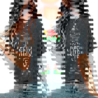 Camisa De Duende Ingeniero Gamer Family Pijama A Juego Navidad Cuello Camiseta extragrande cómoda para mujer - Regaloses