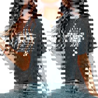 Certified Treat Dealer Dog Mom Dog Dad Women's Oversized Comfort T-Shirt - Seseable