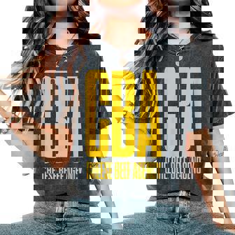 Cheese Beef Agency レディースオーバーサイズコンフォートTシャツ - Kawaiitshirt