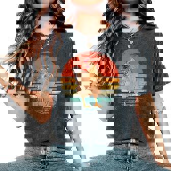 Chicken Retrointage Chicken Camiseta extragrande cómoda para mujer - Regaloses