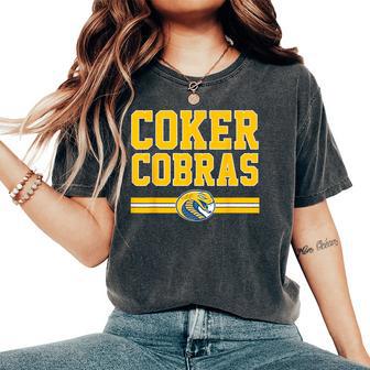 Coker College University Vintage Arch For Women Women's Oversized Comfort T-Shirt - Thegiftio