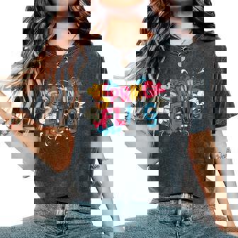 Colorful Spring Fling Costume For Man And Woman Women's Oversized Comfort T-Shirt | Seseable FR