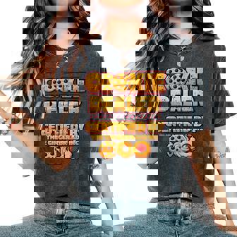 Cookie Dealer Certified By The Gingerbread Cookie Baker Women's Oversized Comfort T-Shirt | Seseable FR