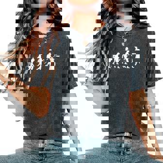 Cooking Evolution Cook Chef Cuisine Cooking Meal Prep Women's Oversized Comfort Colors T-Shirt | Mazezy