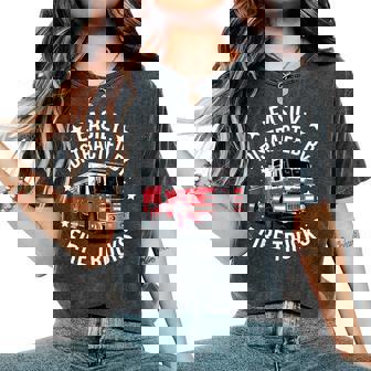 Cool Firefighter For Firemen Firefighter Women's Oversized Comfort T-Shirt - Monsterry