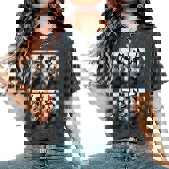 Cool Horse Sunglasses Photobooth Farm Animal Stallion Women's Oversized Comfort T-Shirt - Monsterry