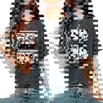 Cool Panda With Sunglasses Photobooth Giant Panda Bear Women's Oversized Comfort T-Shirt - Thegiftio
