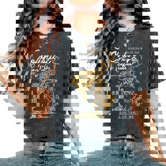 Cowboys And Tequila Country Rodeo Vintage Horse Riding Texas Women's Oversized Comfort T-Shirt - Thegiftio