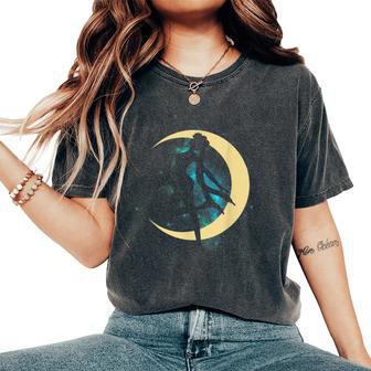 Crescent Moon Planet Sailor Astronomy Mom Anime Girl Fans Women's Oversized Comfort T-Shirt | Seseable FR