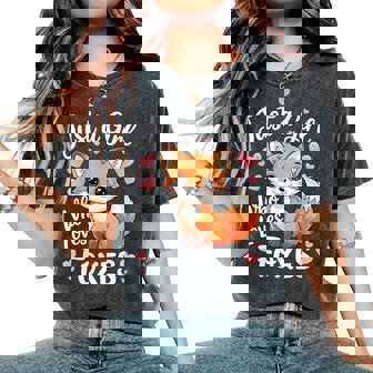 Cute Fox Just A Girl Who Loves Foxes Women's Oversized Comfort T-Shirt | Seseable UK