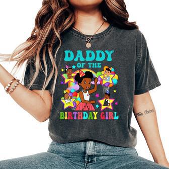 Daddy Of Birthday Girl Gracie Pink Doll Family Decorations Women's Oversized Comfort T-Shirt - Thegiftio UK