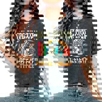 Data-Driven Coffee Lover Data Science Data Analytics Women's Oversized Comfort T-Shirt | Mazezy