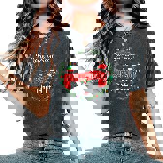 Dear Santa My Supervisor Did It Humor Office Work Women's Oversized Comfort Colors T-Shirt - Monsterry