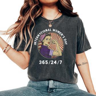 Día Internacional De La 2026 Give To Gain 8 De Marzo Camiseta extragrande cómoda para mujer - Regaloses