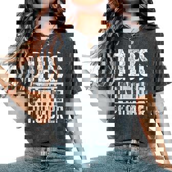 Dibs On The Plumber Wife Girlfriend Women's Oversized Comfort Colors T-Shirt | Mazezy