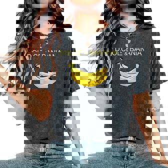 Dolce And Banana ファニーキュートグラフィックデザインバナナtシャツ レディースオーバーサイズコンフォートTシャツ - Kawaiitshirt