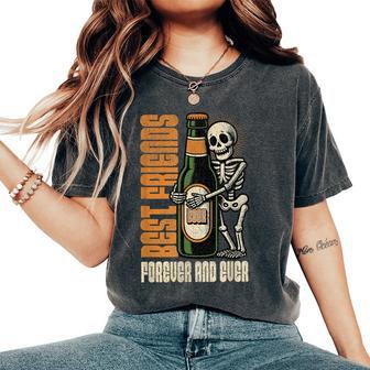 Drinks Beer Best Friends Forever T-shirt oversize confortable pour femme - Cadeauxyz
