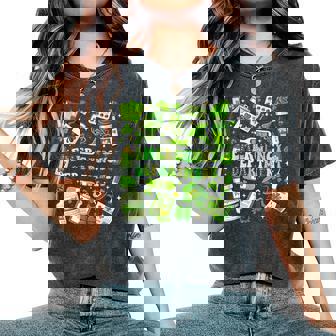 Emergency Department Er Nurse Irish Saint Patrick's Day Women's Oversized Comfort T-Shirt - Monsterry