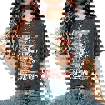 Feminist Protest Activism Rights History Timeline Women's Oversized Comfort T-Shirt - Thegiftio