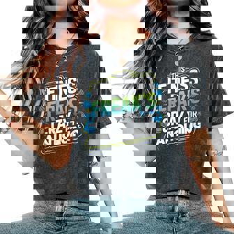 Fitness Freak Obsessed With Antiquing And Vintage Finds Women's Oversized Comfort Colors T-Shirt | Mazezy