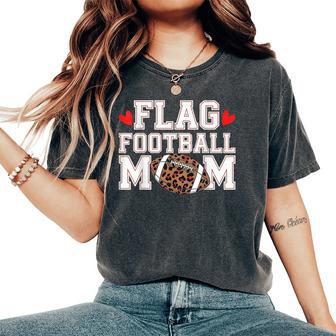 Flag Football Mom Flag Football Player Mom Women's Oversized Comfort T-Shirt - Thegiftio UK