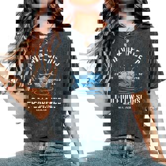 Follow Jesus Water Baptism Bible Verse Christian Baptized Women's Oversized Comfort T-Shirt | Seseable FR