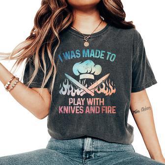 Chef For Cooking Lovers Culinary Chef Women's Oversized Comfort T-Shirt - Thegiftio UK