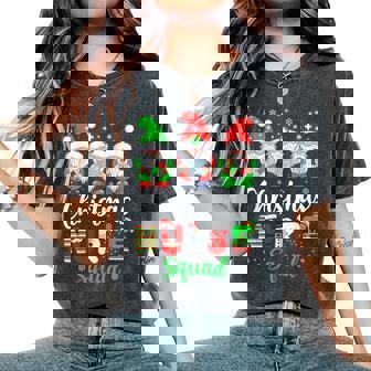 Christmas Nurse Squad For Healthcare Workers Women's Oversized Comfort T-Shirt - Monsterry