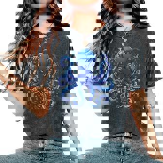 Pi Day Octo Pi Math Teacher Women's Oversized Comfort T-Shirt | Seseable CA