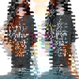 Spring Break Teacher Student Is It Spring Break Yet Women's Oversized Comfort T-Shirt - Thegiftio