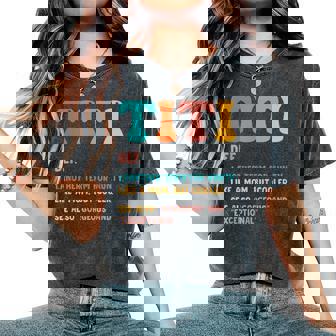 Titi Definition Cool Aunt Favorite Auntie Women's Oversized Comfort T-Shirt - Thegiftio