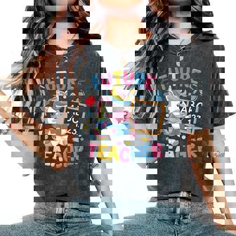 Future Teacher Education Student Graduation Teacher Women's Oversized Comfort T-Shirt | Seseable CA