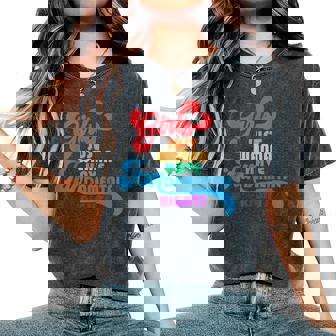 Girls Just Wanna Have Fundamental Rights カラフル レインボー レディースオーバーサイズコンフォートTシャツ - Kawaiitshirt