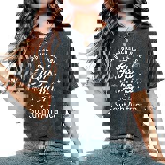 Girls Trip Babes Vacation Travel South Africa Women's Oversized Comfort Colors T-Shirt | Mazezy