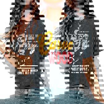 The Greatest Method To Carve Wood Is Whittle By Whittle Pun Women's Oversized Comfort Colors T-Shirt | Mazezy