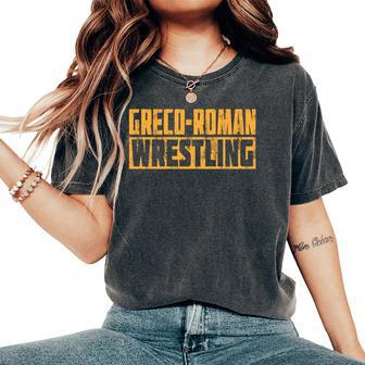 Greco Roman Wrestling Da Allenamento Wrestler Outfit Maglia A Manica T-shirt comoda oversize da donna - Novitaregali