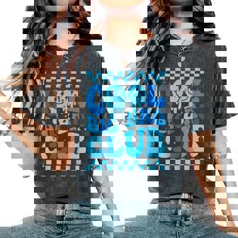 Groovy Cool Big Bro Club Retro Brother Matching Family Women's Oversized Comfort T-Shirt | Seseable FR