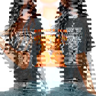 Guinea Pig Pet Owner 90s Bootleg Style Women's Oversized Comfort Colors T-Shirt | Mazezy