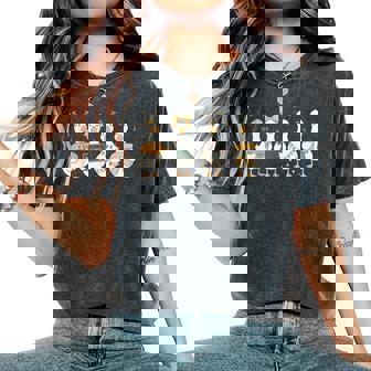 Happy 3 14 Pi Day Silly Goose Math Teacher Mathematics Pun Women's Oversized Comfort T-Shirt | Seseable CA