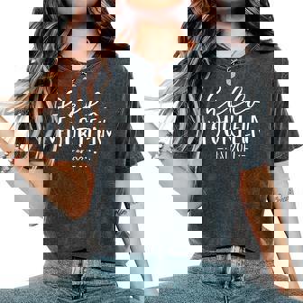 Hello Fourn Est 2011 14Th Birthday Girl 14-Year-Old Women's Oversized Comfort T-Shirt | Mazezy