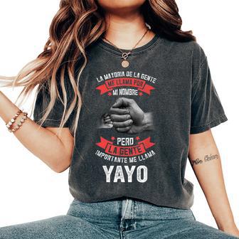Hombre La Gente Importante Me Llama Yayo Camisa Feliz Dia Del Padre Camiseta extragrande cómoda para mujer - Regaloses