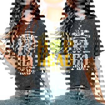 Being A Hop Head Is Hard Brewing Craft Beer Drinking Brewer Women's Oversized Comfort Colors T-Shirt | Mazezy