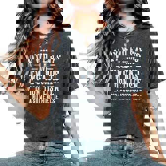 Husband My Wife Says I Have Two Faults I Don't Listen Women's Oversized Comfort T-Shirt | Seseable FR