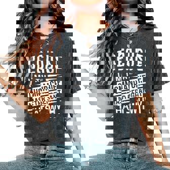 Because I'm The Command Chief Master Sergeant CCM-Thats NCO Women's Oversized Comfort Colors T-Shirt | Mazezy