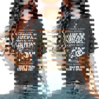 I'm A Journeyman Ironworker I Don't Stop Women's Oversized Comfort Colors T-Shirt | Mazezy