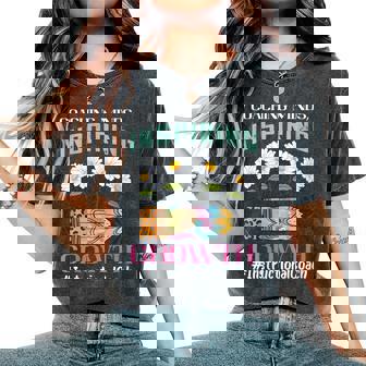 Instructional Coach Coaching Minds Academic Specialist Women's Oversized Comfort Colors T-Shirt | Mazezy