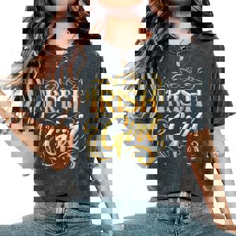 Irish Girl St Patricks Day Ireland Souvenir For Women Tank Top Women's Oversized Comfort Colors T-Shirt | Mazezy