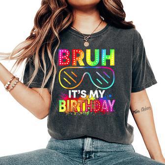 It's My Birthday Boy Girl Sunglasses Glowing Birthday Party Women's Oversized Comfort T-Shirt - Thegiftio UK
