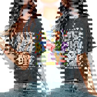 It's Staar Day Don't Stress Do Your Best Test Day Teacher Women's Oversized Comfort T-Shirt | Seseable FR